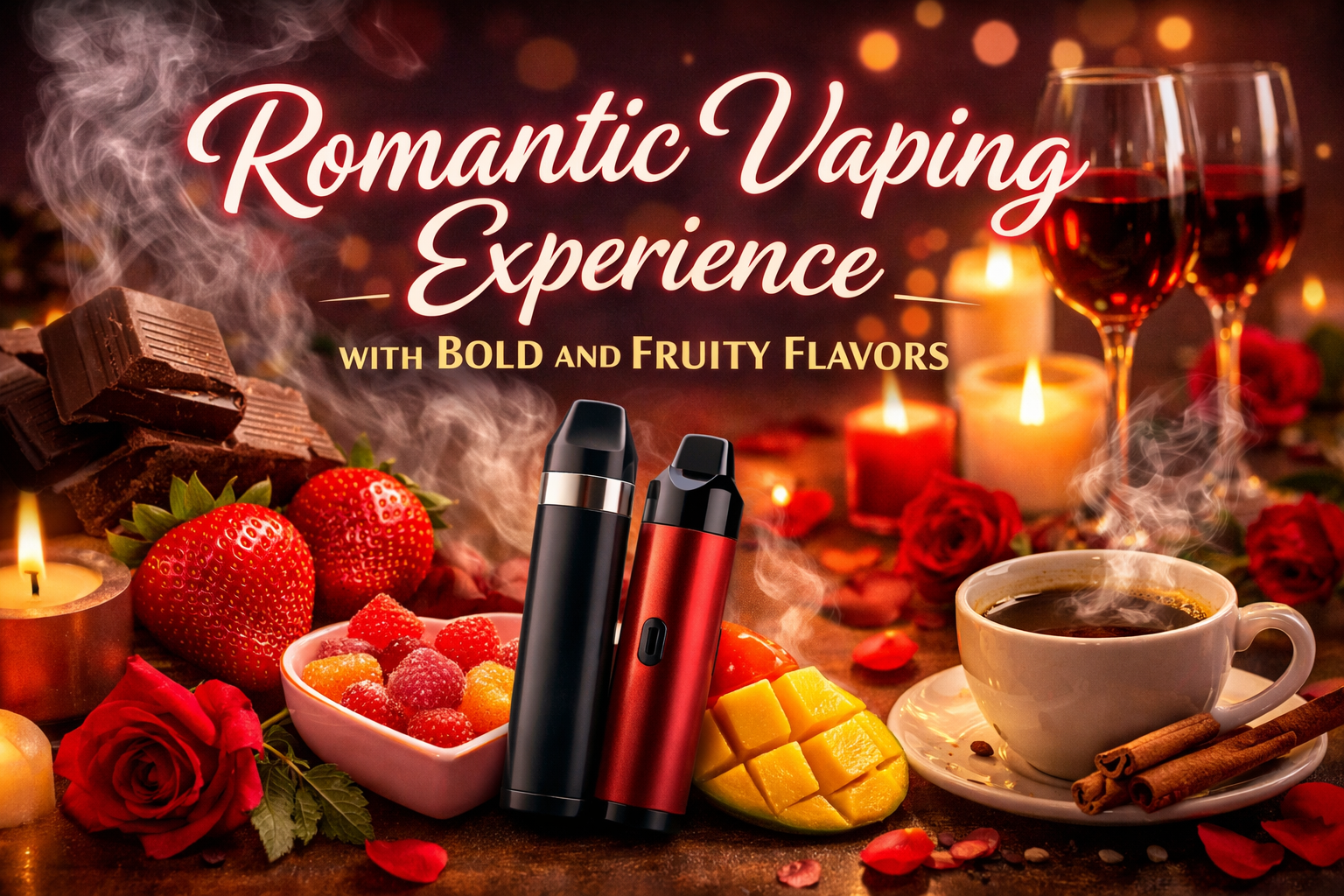 Romantic Vaping Experience with Bold and Fruity Flavors