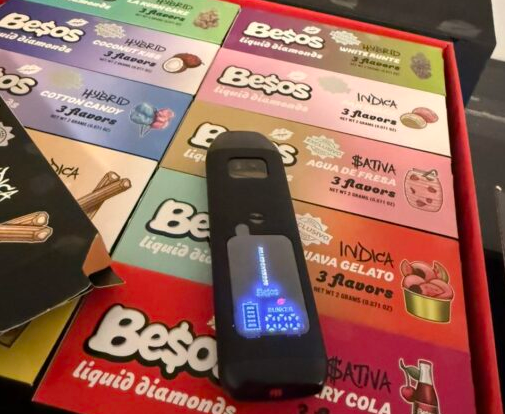 Besos Dual Vape Pen 3 flavors