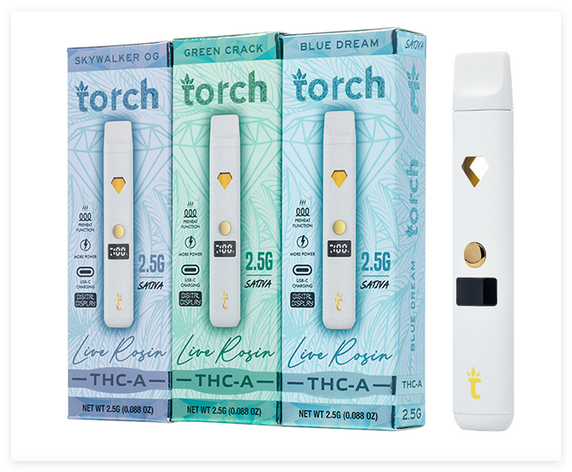 Lost THCA V2 vs Torch 6g Pulse THCA Live Resin Vape: Flavor, Potency, & Price Comparison