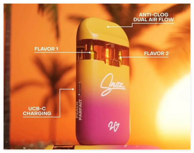 Splitz 2G Sunset Edition Disposable Review: Dual-Chamber Design, Flavor Switching & Hardware Performance